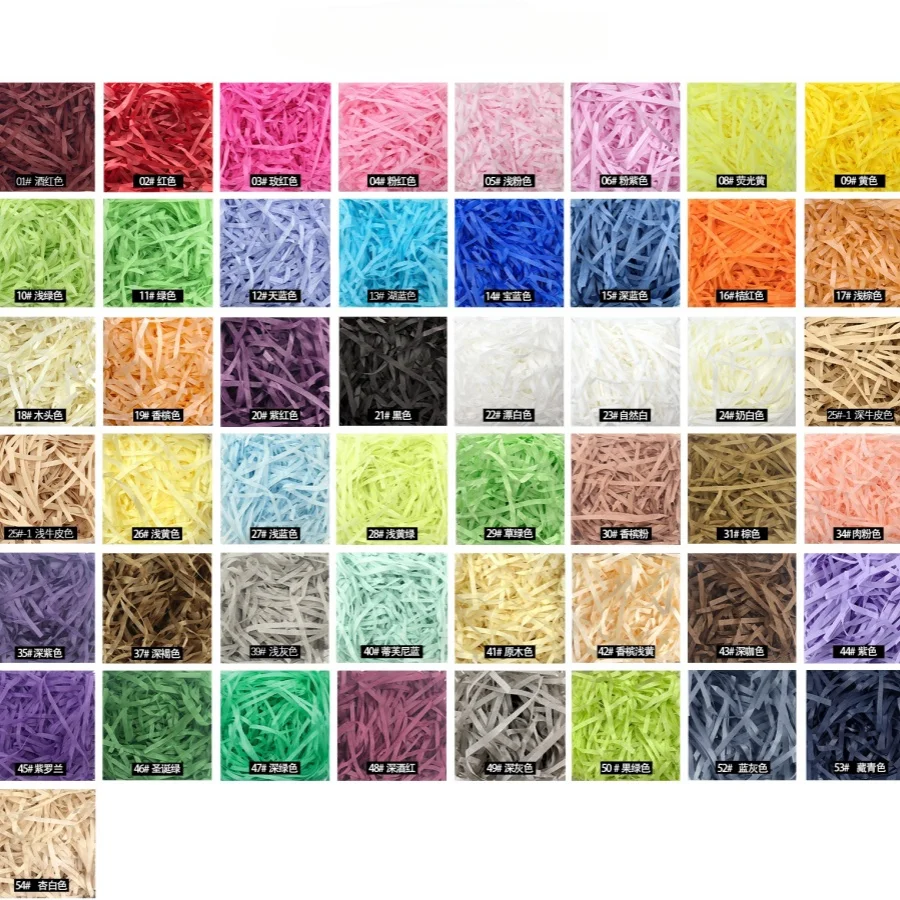 100g raffi Colorful Shredded C - огляд і ціна Paper Straw Color
