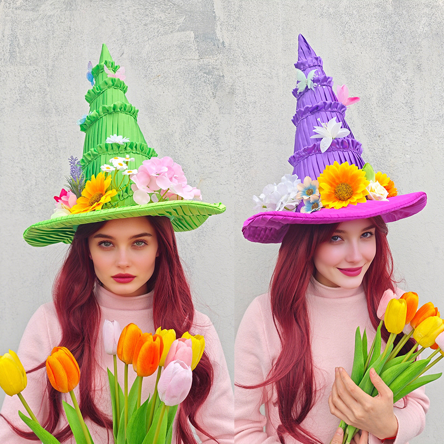 Easter Witch Hat Magic Girl Ha - огляд і ціна Party Hat Cone