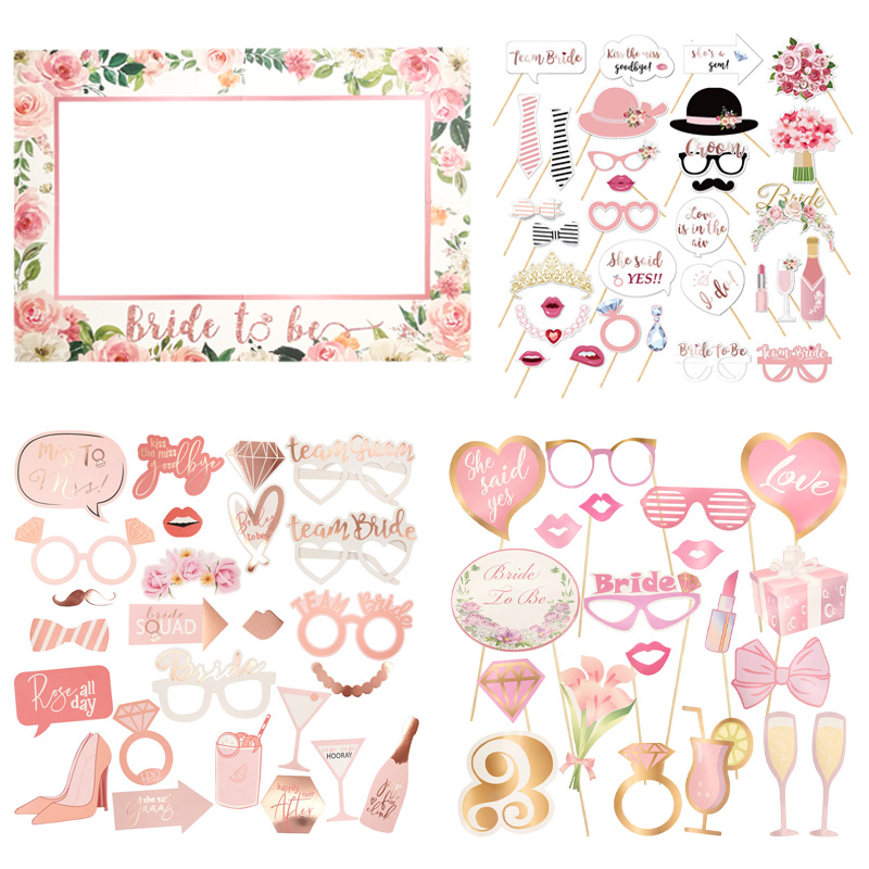 Bride To Be Photo Booth Props  - огляд і ціна Photo Booth Frame