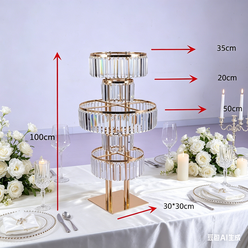 4 PCS Flower Rack Crystal Road - огляд і ціна Party Event Supply Store