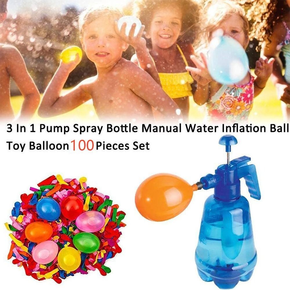 New Portable Air Water Bomb Ba - огляд і ціна Balloon Pump Hand