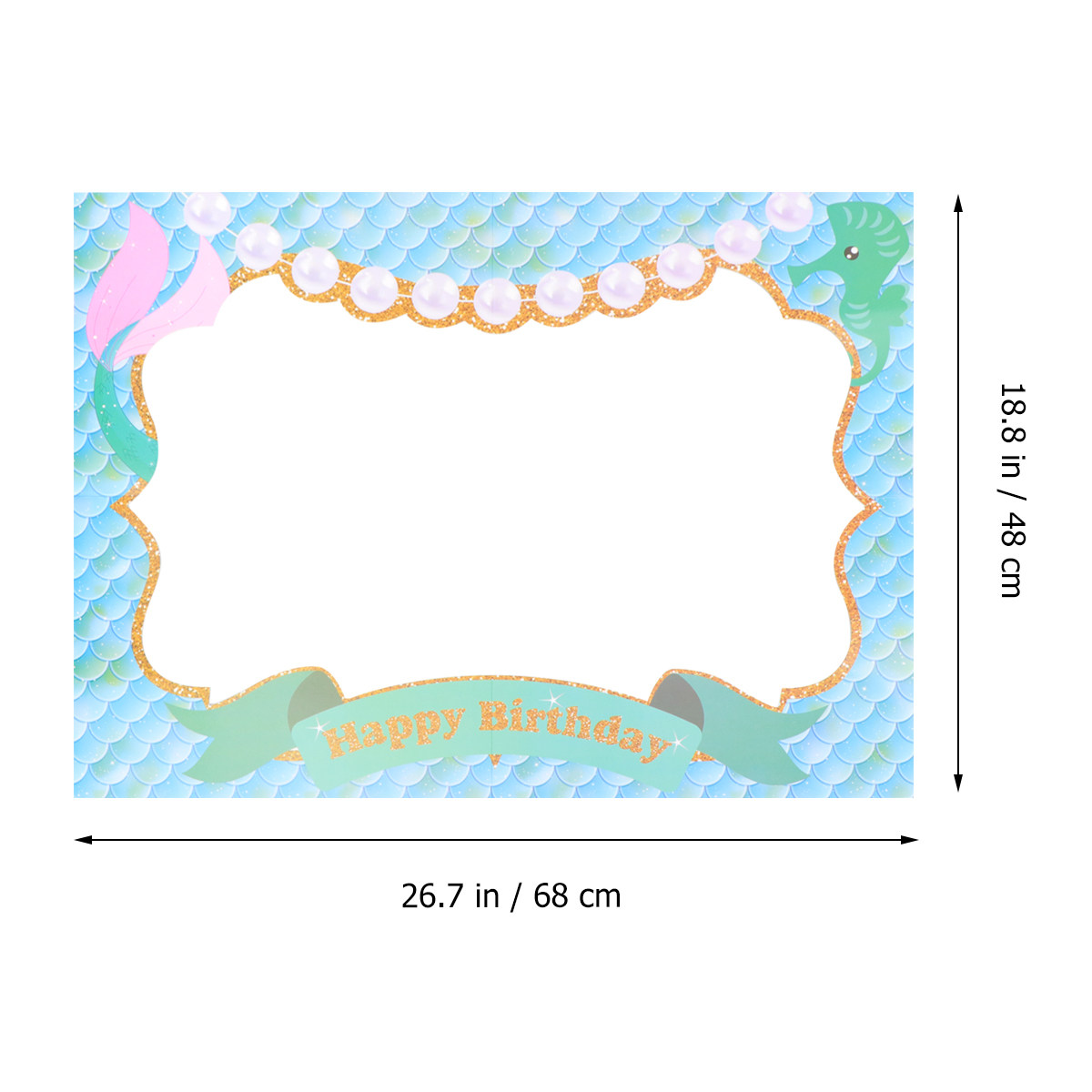 Photo Props Paper Frame Birthd - огляд і ціна Photo Booth Frame