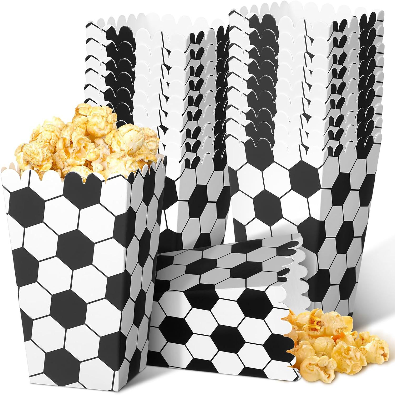 6/18Pcs  Football Popcorn Boxe - огляд і ціна Event Party Box