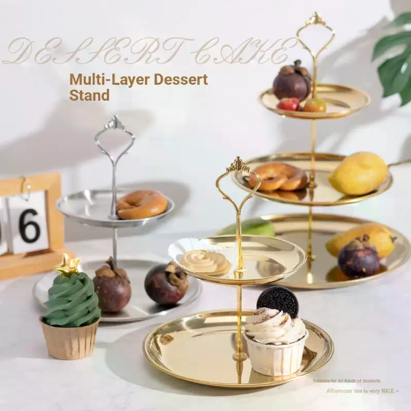 /PFU/Silver 2/3-Tier Cake Stan - огляд і ціна Cupcake Stand Tier