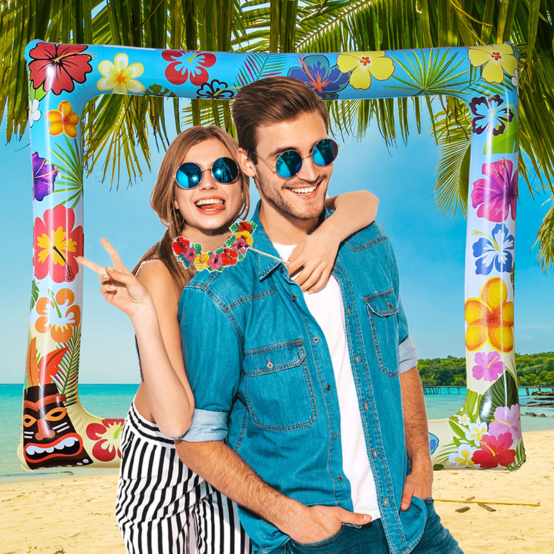 1pc Hawaiian Aloha Theme Infla - огляд і ціна Photo Booth Frame