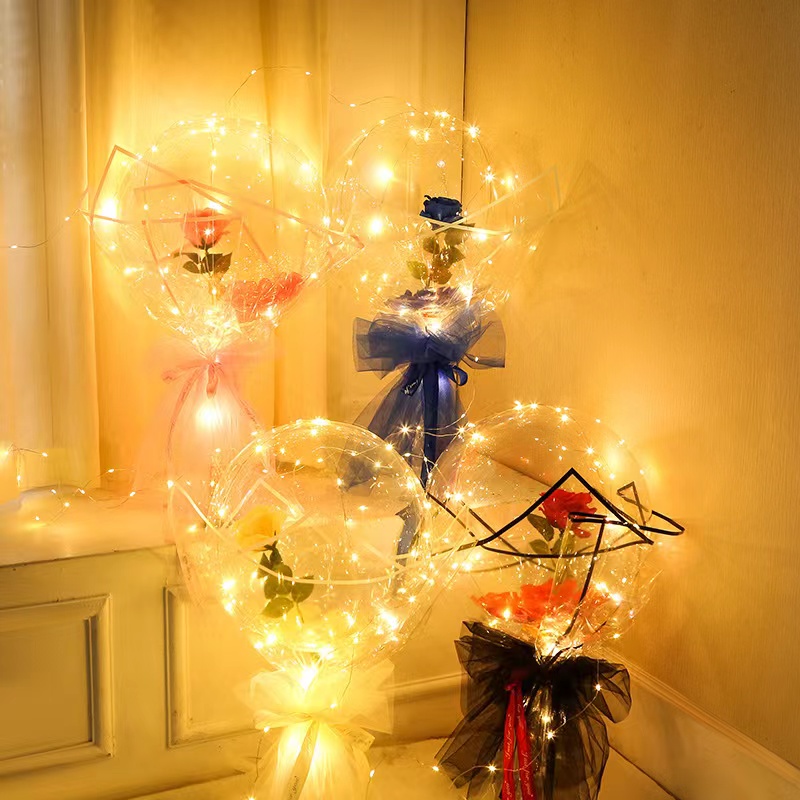 LED Luminous Balloon Rose Bouq - огляд і ціна Led Balloon Light