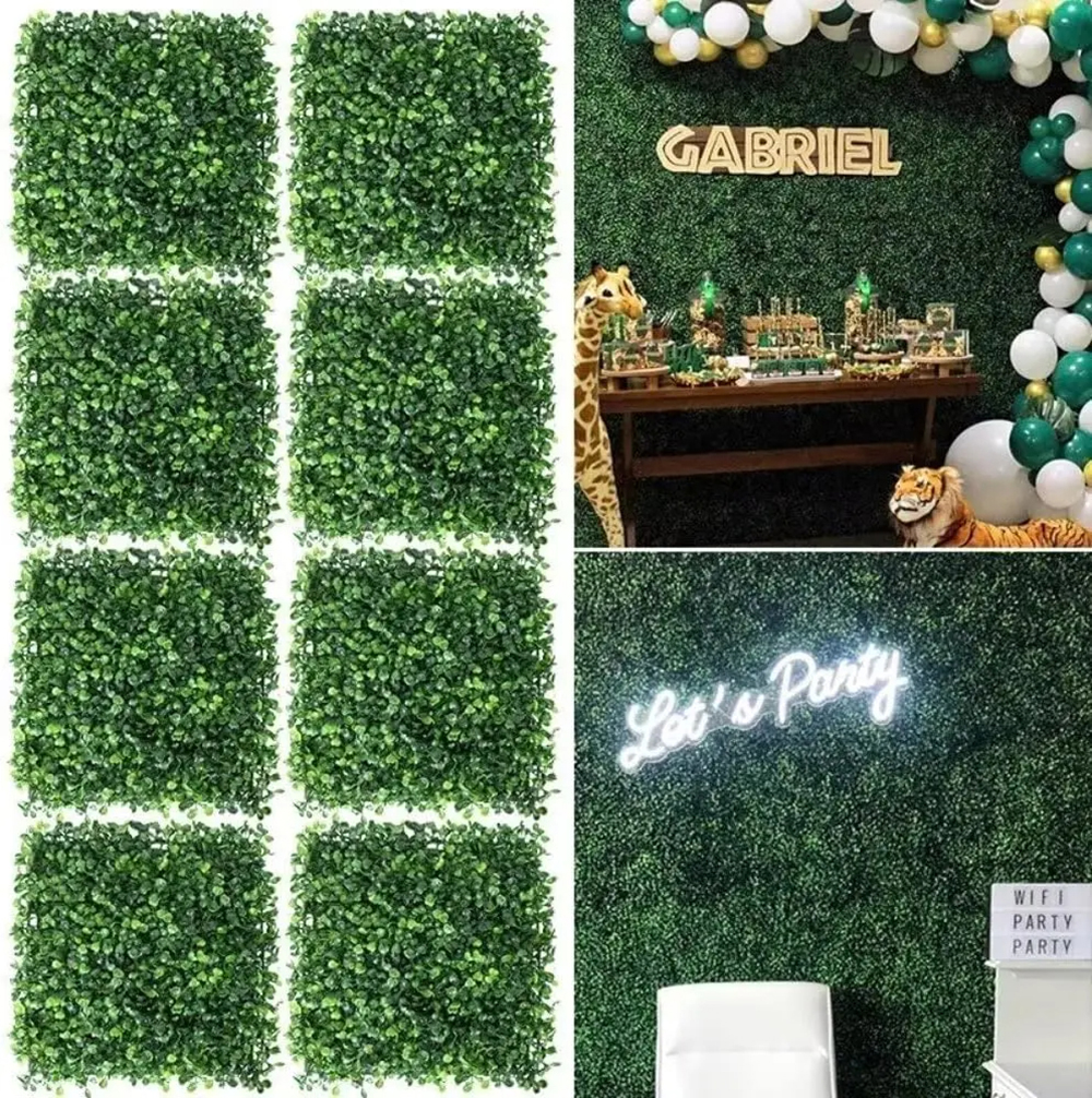 10 Pcs 25 CM Artificial Eucaly - огляд і ціна Flower Wall Panel