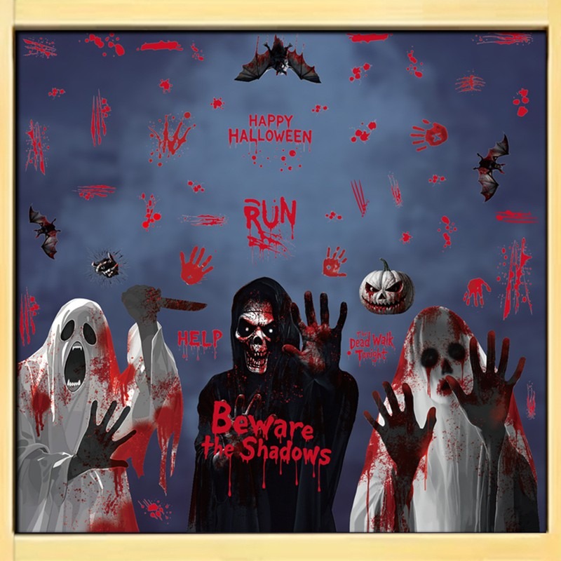 Halloween Window Clings Ghost  - огляд і ціна Party Event Supply Store
