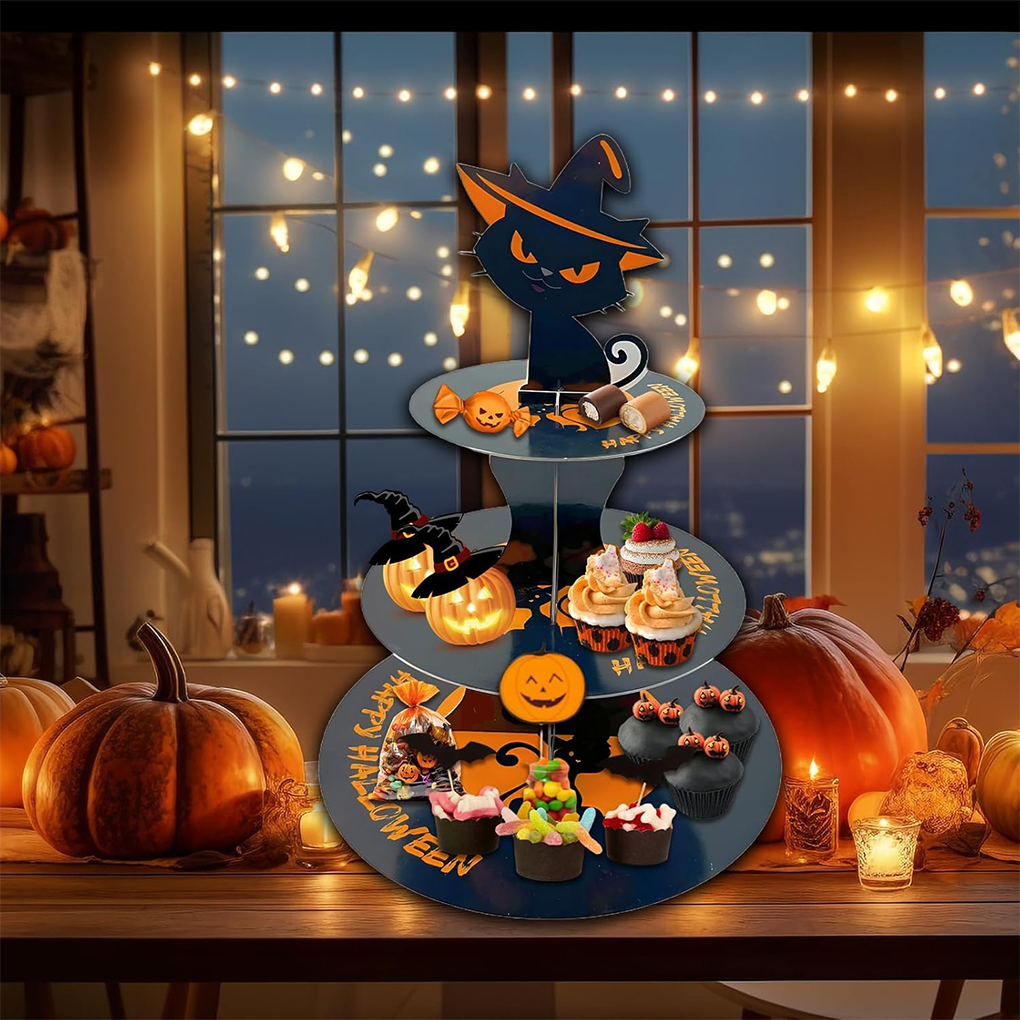 Halloween Cake Stand Pumpkin B - огляд і ціна Cupcake Stand Tier