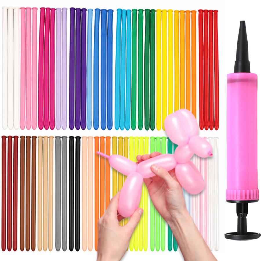 101/201pcs Long Strip Balloon  - огляд і ціна Balloon Pump Hand