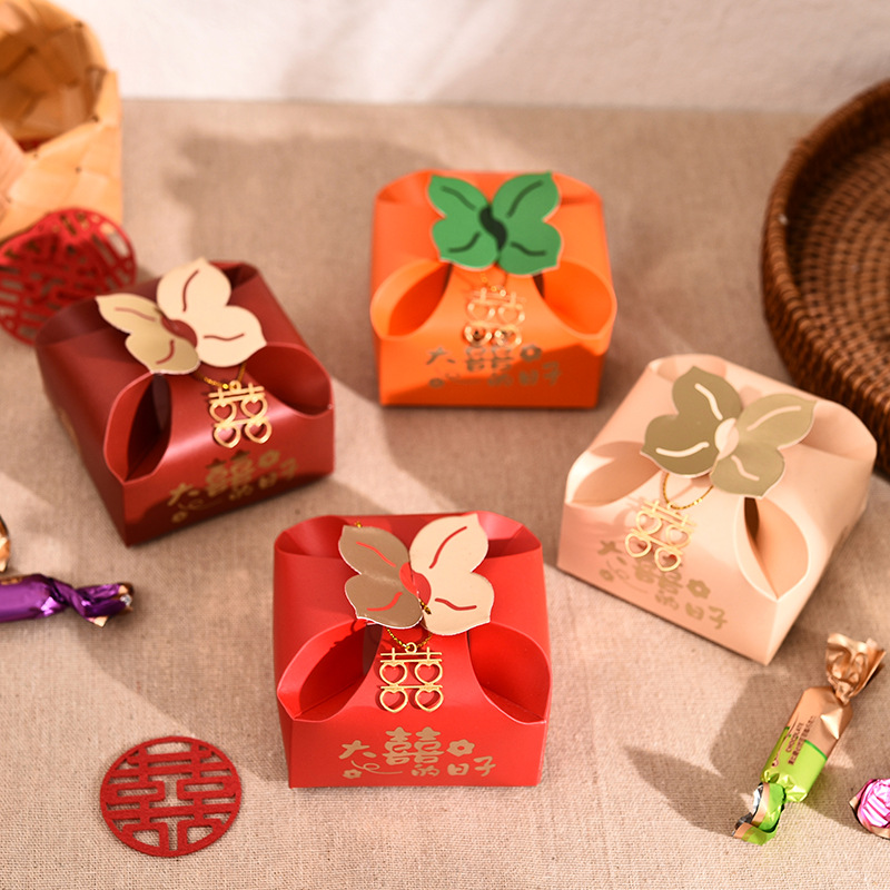 50pcs Orange Portable Gift Box - огляд і ціна Event Party Box