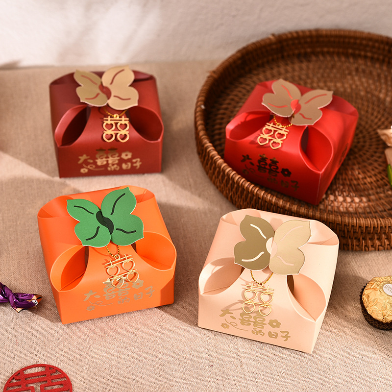 50pcs Orange Portable Gift Box - огляд і ціна Event Party Box