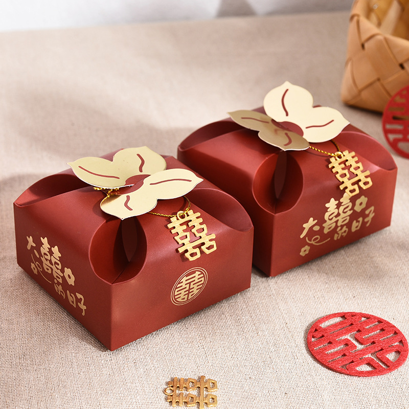 50pcs Orange Portable Gift Box - огляд і ціна Event Party Box