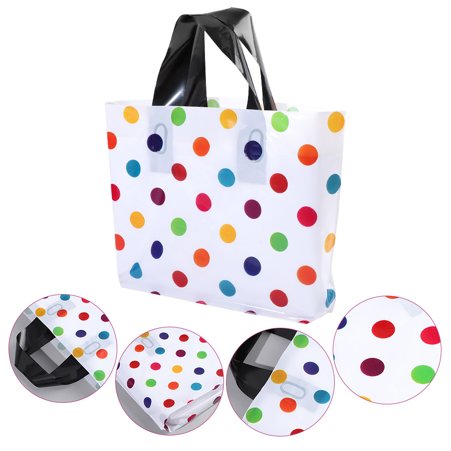 18Pcs Polka Dot Tote Bag Thick - огляд і ціна Party Event Supply Store