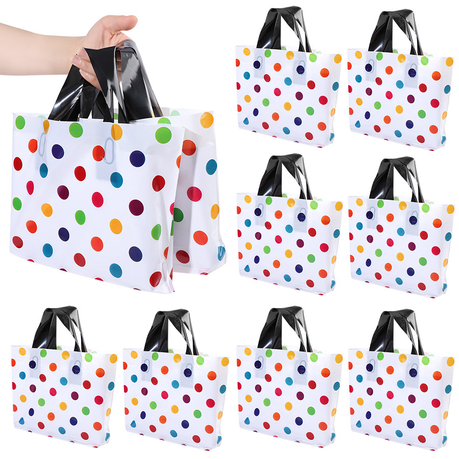 18Pcs Polka Dot Tote Bag Thick - огляд і ціна Party Event Supply Store