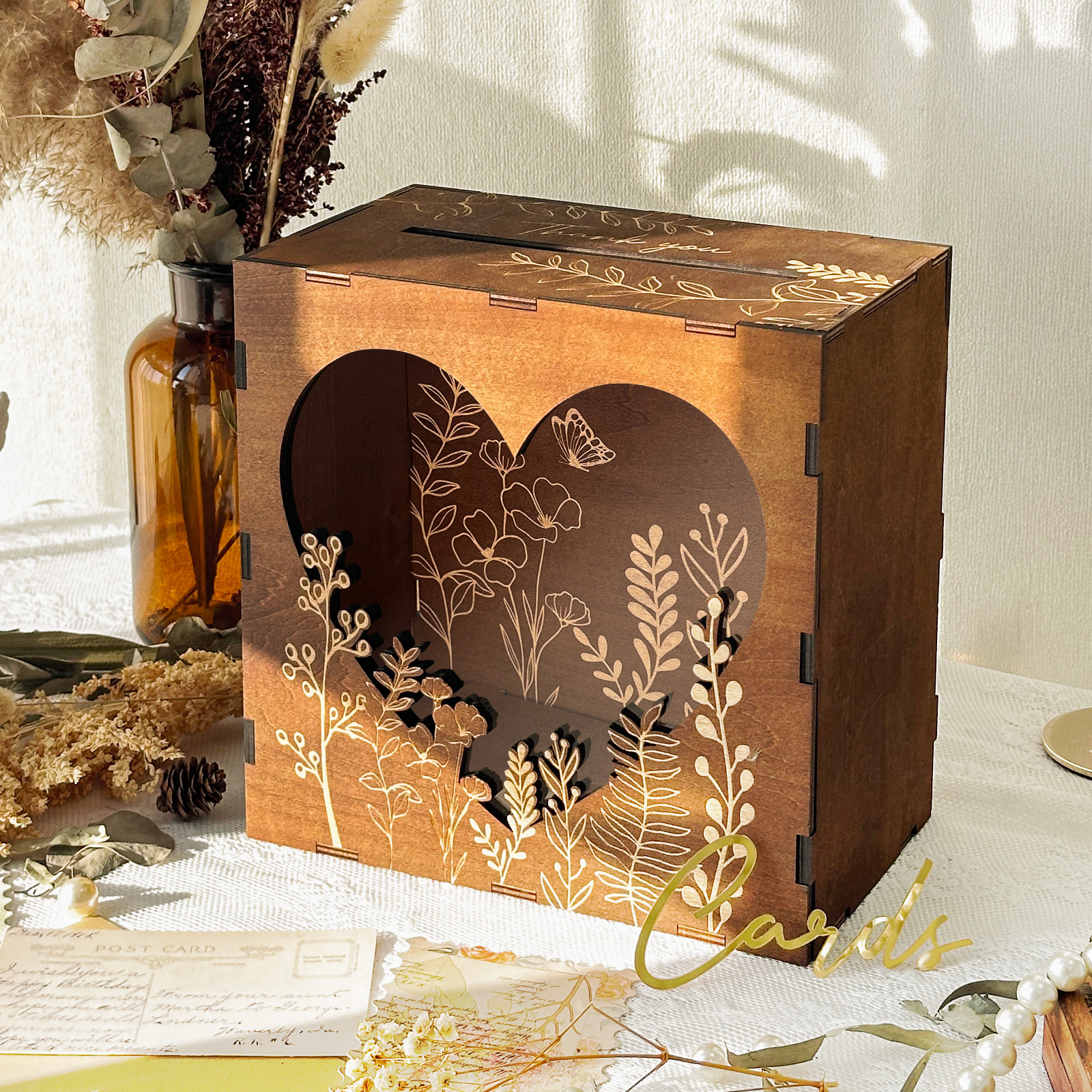 OurWarm Heart Window Card Box, - огляд і ціна Event Party Box