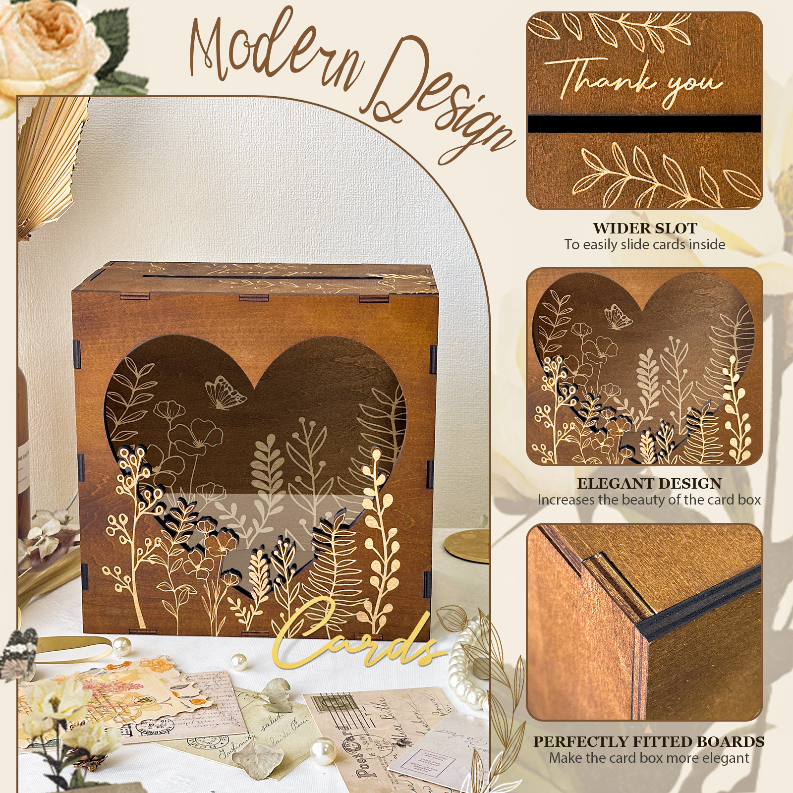 OurWarm Heart Window Card Box, - огляд і ціна Event Party Box